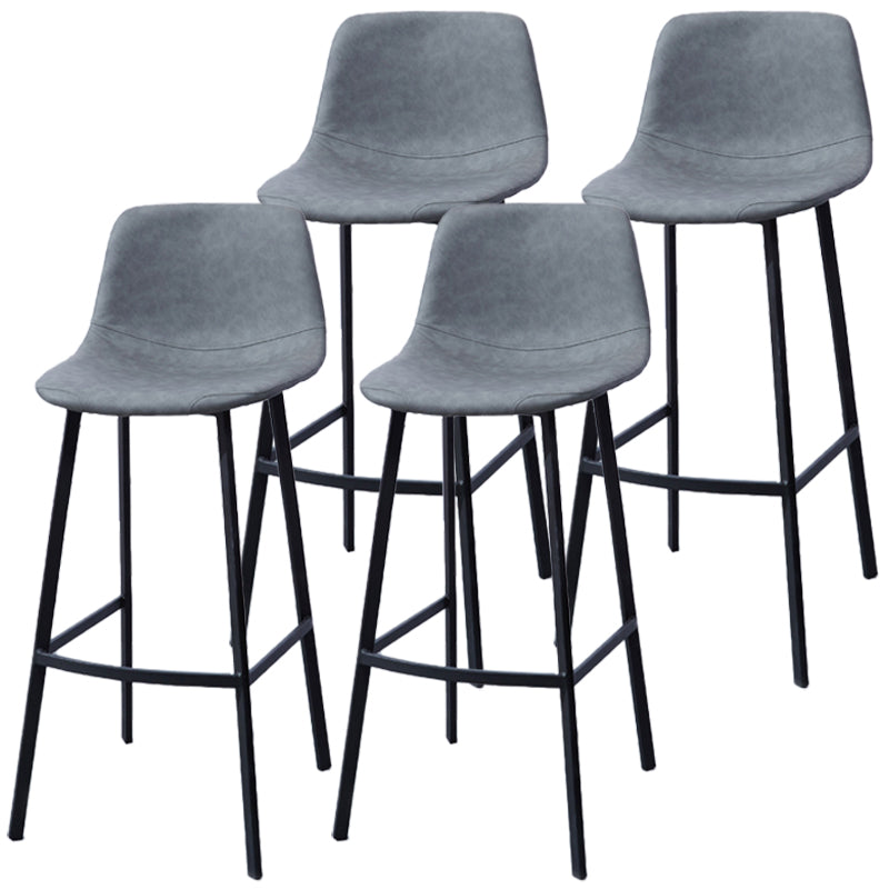 Pu de cuero taburetes de la sala de estar industrial Bar y contrarrabastamiento