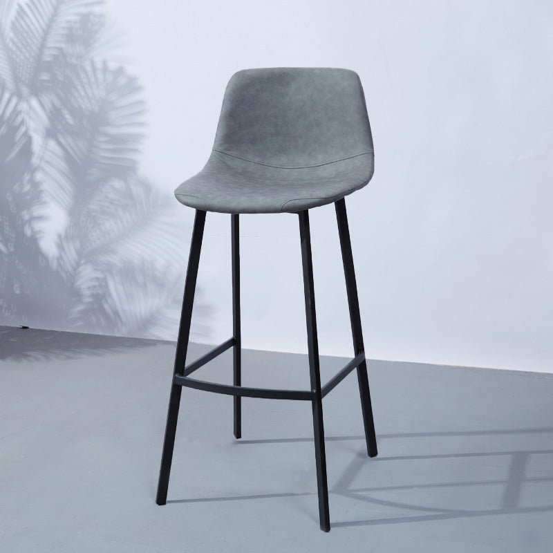 Pu de cuero taburetes de la sala de estar industrial Bar y contrarrabastamiento