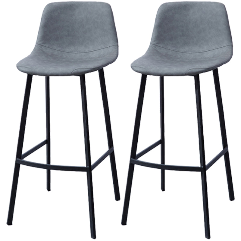 Pu de cuero taburetes de la sala de estar industrial Bar y contrarrabastamiento