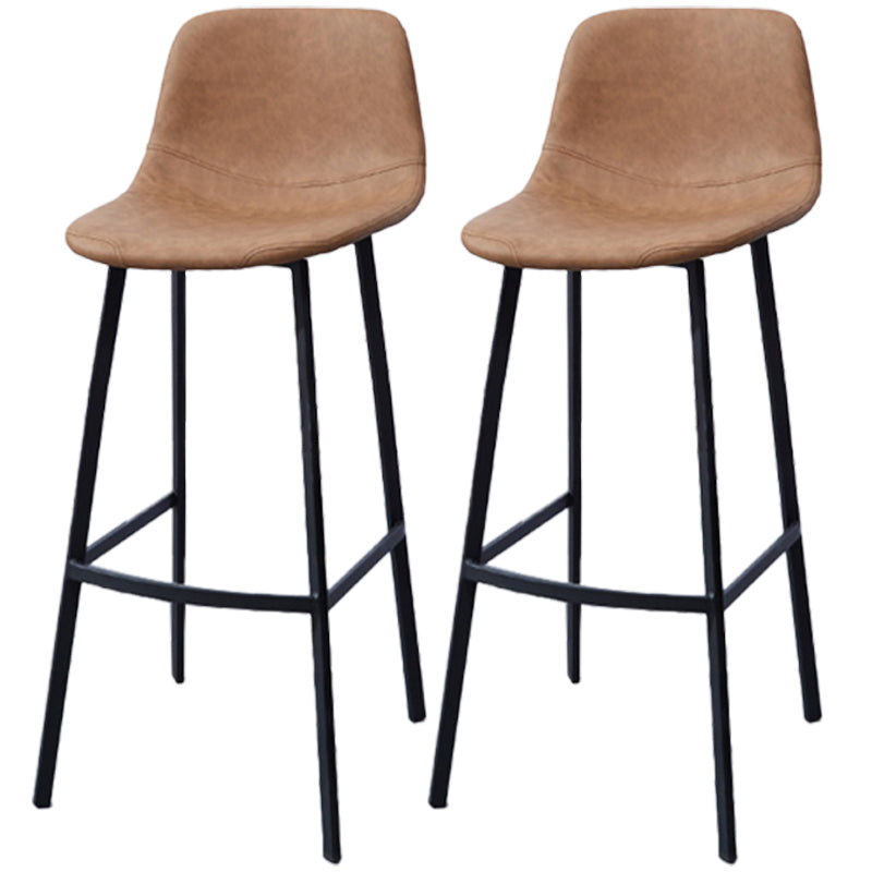 Pu de cuero taburetes de la sala de estar industrial Bar y contrarrabastamiento