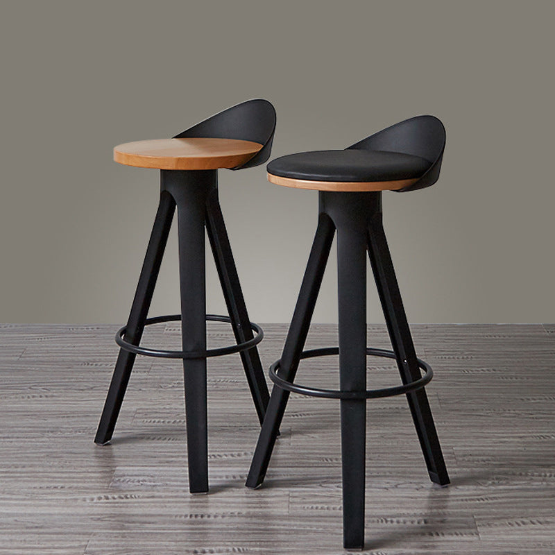 Industrial Padded Feet Barstools Bar Business Counter Height Stools