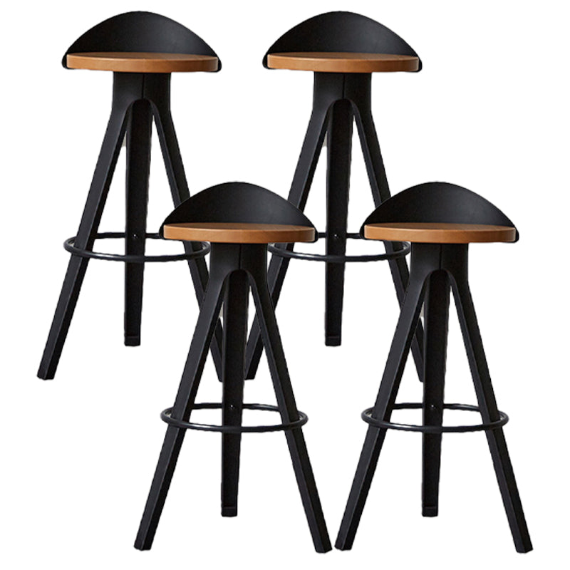 Industrial Padded Feet Barstools Bar Business Counter Height Stools