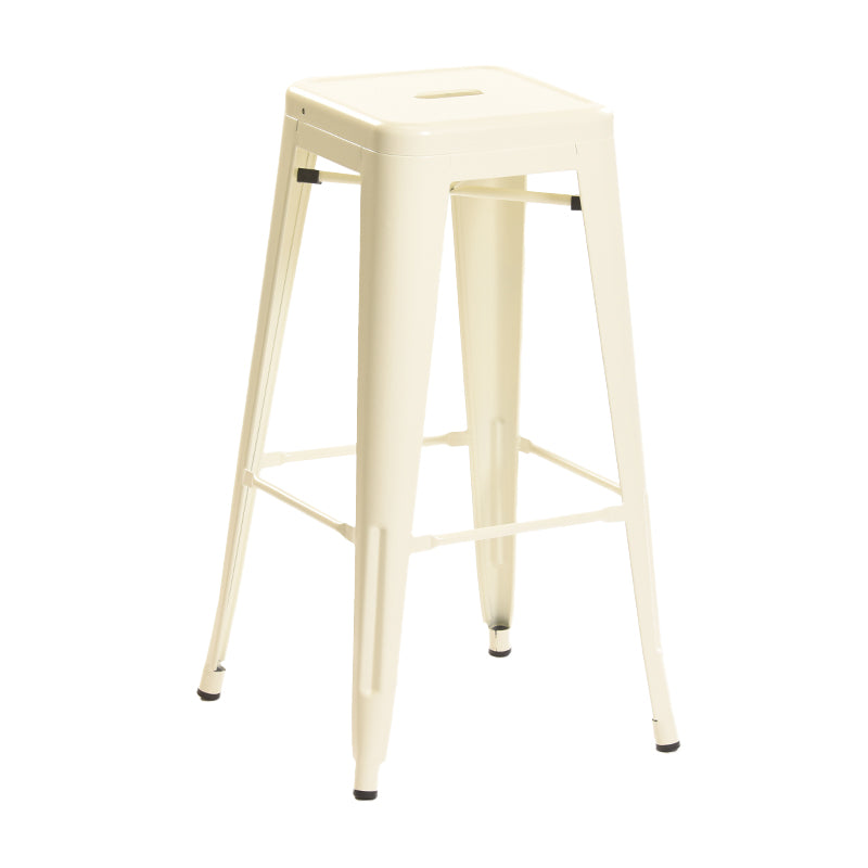Industrial Style Bar Stools Stackable Wrought Iron Bar Cafe Metal High Chairs