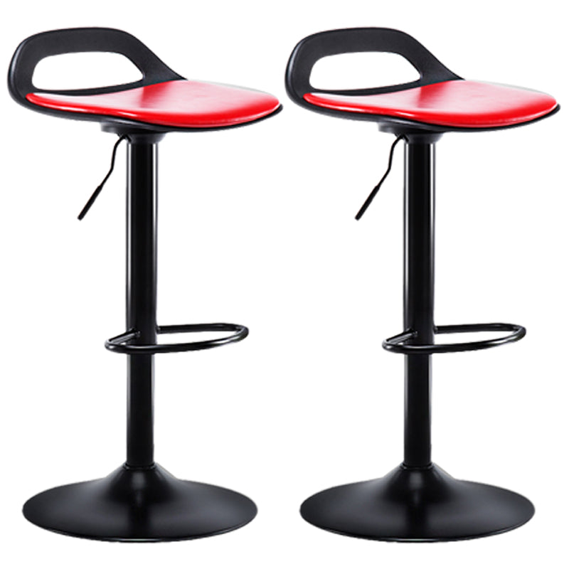 Taburete de bar de cuero moderno para comedor, taburete de bar giratorio con respaldo