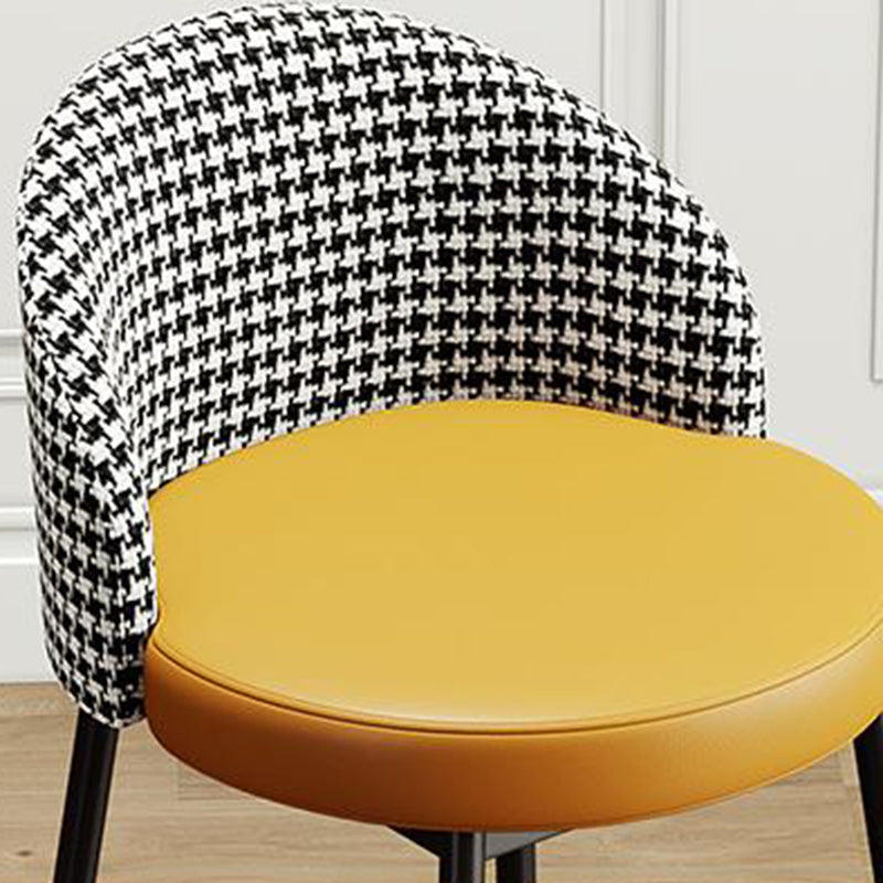 Tabouret de Bar de Style scandinave, siège rond en cuir, tabouret de comptoir pour cuisine