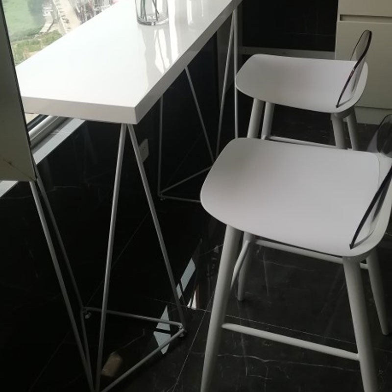 Skandinavischer Barhocker mit Quadrat-Sitzschalterstuhl für Küche (Bar 2)