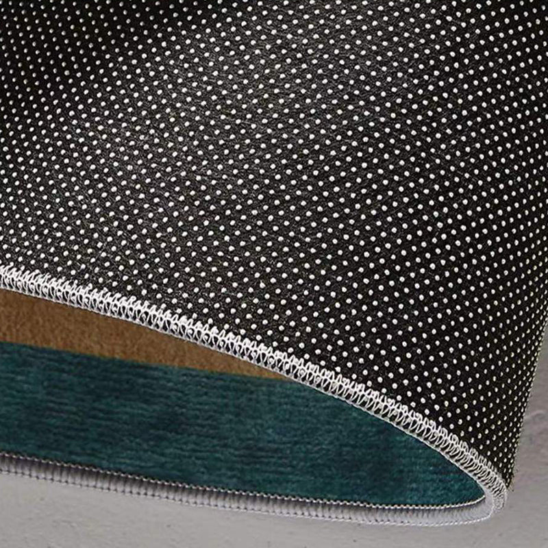 Dark Grey Casual Carpet Polyester Striped Carpet Stain Resistant Carpet for Home Decor