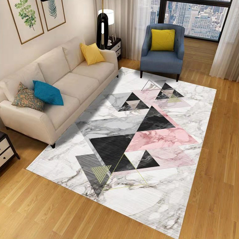 Gold Feather Carpet Polyester Simplicity Carpet Stain Resistant Carpet for Home Decor