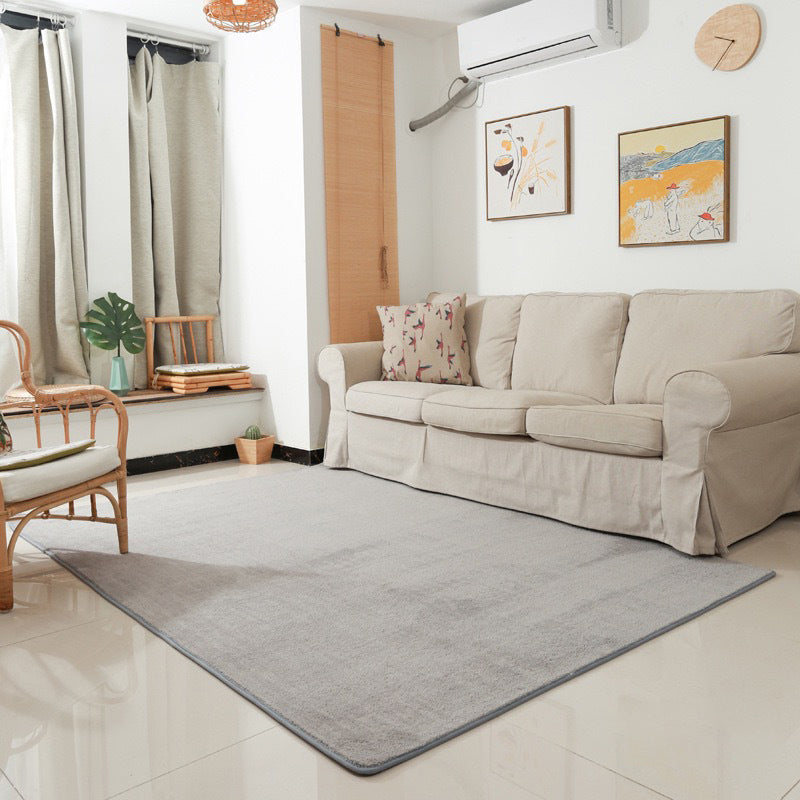 Colorful Area Rug Polyester Area Carpet Anti-Slip Easy Care Rug for Drawing Room