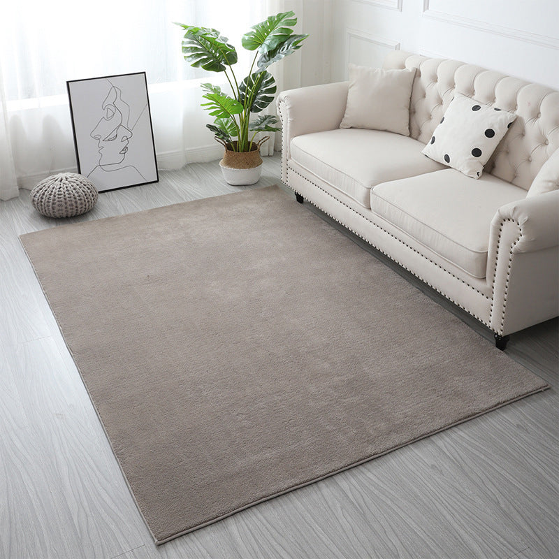 Tapis intérieur contemporain Polyester Washable Area Spare pour le salon