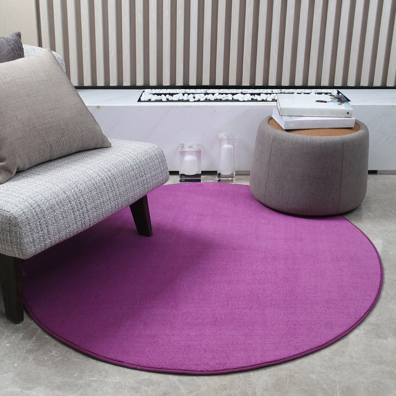 Tapis intérieur moderne Polyester tapis sans glissement lavable pour le salon