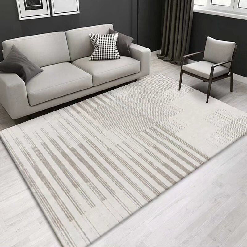 Contemporary Rug Polyester Wabi-sabi Rug Non-Slip Backing Rug for Living Room