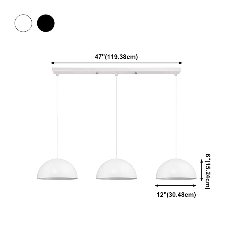 Bowl Shade Hanging LightingModern Style Metal Pendant Light Pendant For Milk Tea Shop