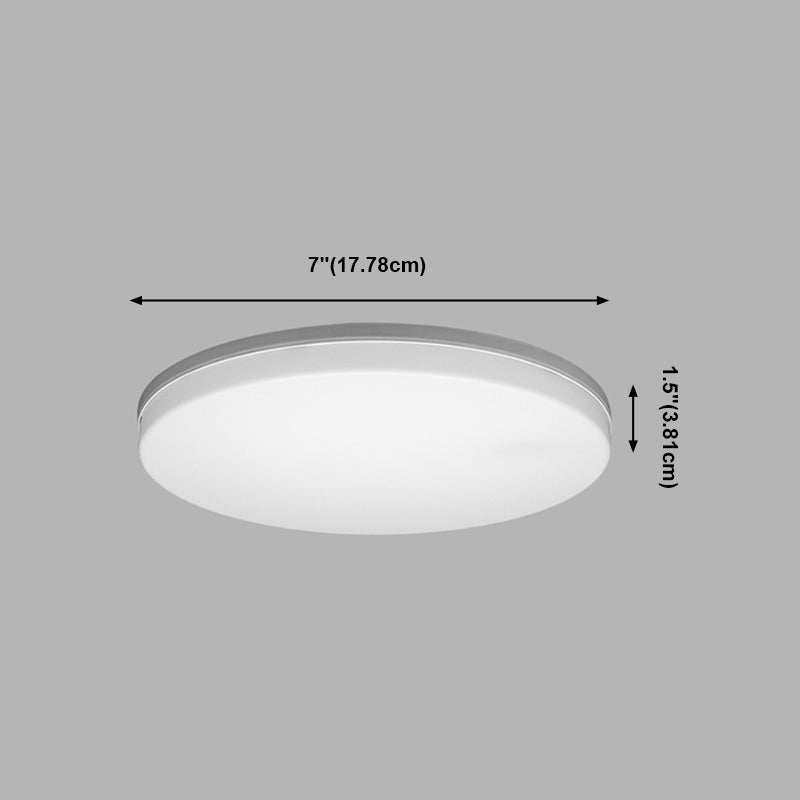 Geometry Shape LED Ceiling Lamp Modern Acrylic 1 Light Flush Mount for Kitchen