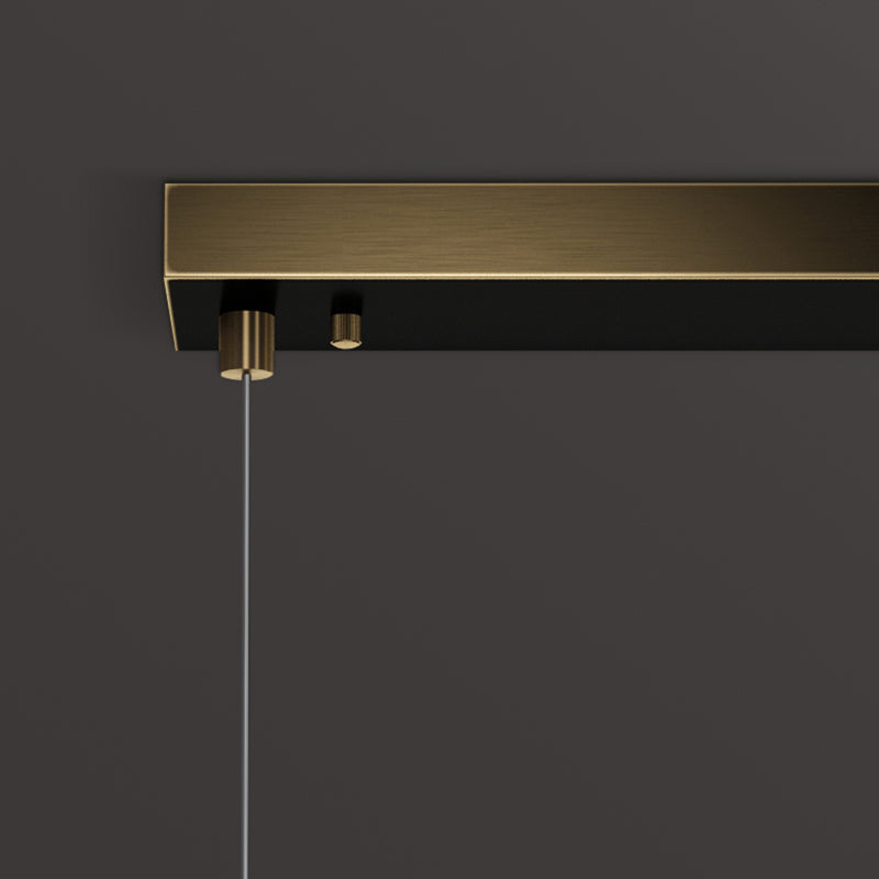 Cone Island Lighting Modernismus Kristallleuchterleuchte für Esszimmer