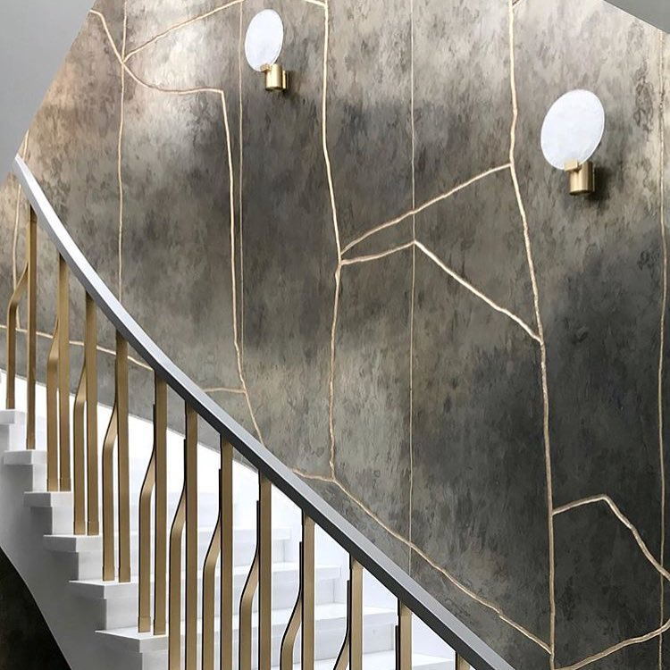 Moderner Stil Kreisform geformtes Wandmontaglampe Metall 1 Lichtwandbeleuchtung Armaturen