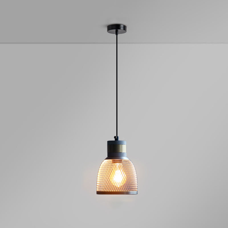 Geometric Shade Hanging Lighting Industrial Style Metal Light Pendant Lamp for Shop