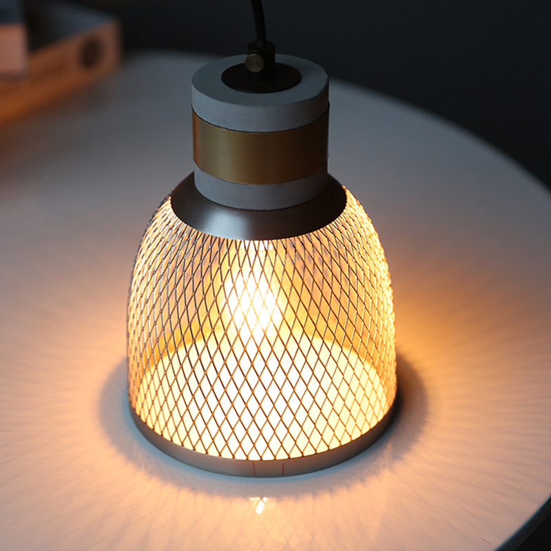 Geometric Shade Hanging Lighting Industrial Style Metal Light Pendant Lamp for Shop