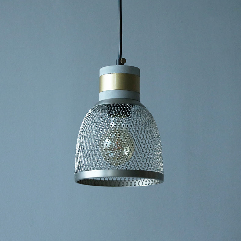 Geometric Shade Hanging Lighting Industrial Style Metal Light Pendant Lamp for Shop