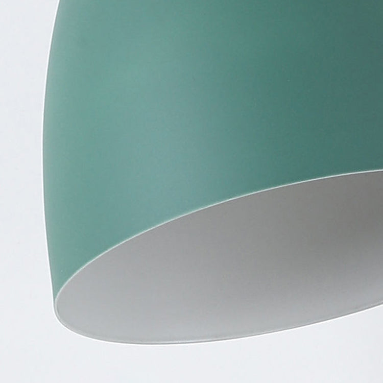 Bowl Shade Hanging Lighting Modern Macaron Style Metal 1 Light Hanging Lamping For Shop