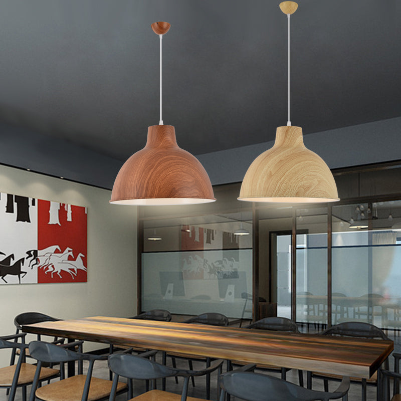 Bowl Shape Hanging Lighting Modern Style Metal 1 Light Sconce Lamp for Home Stay