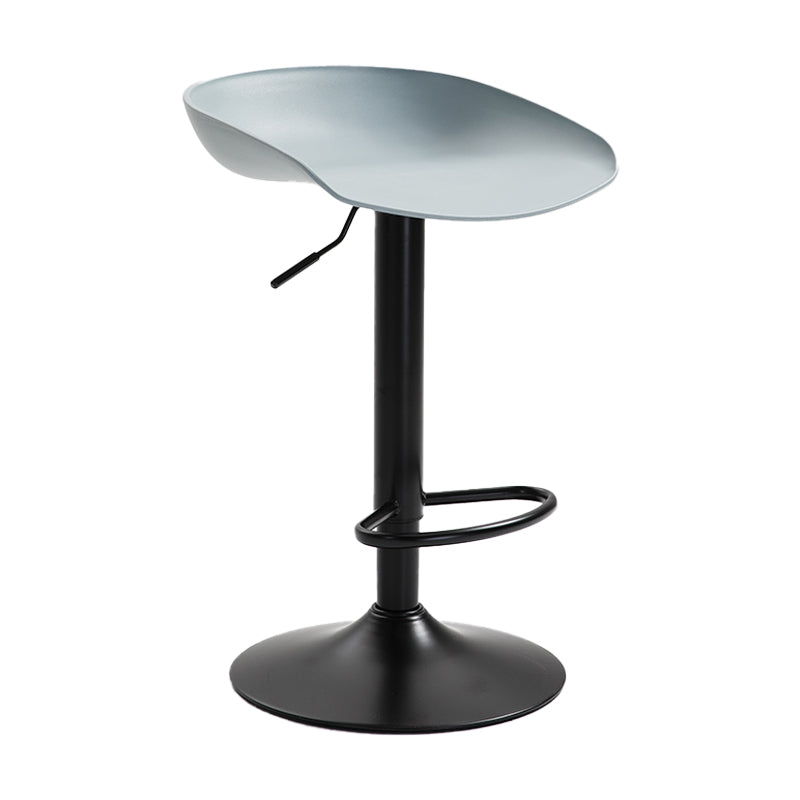 Industrial Style Plastic Seats Barstool Rotating Lifting Metal Leg Bar Stool for Indoor