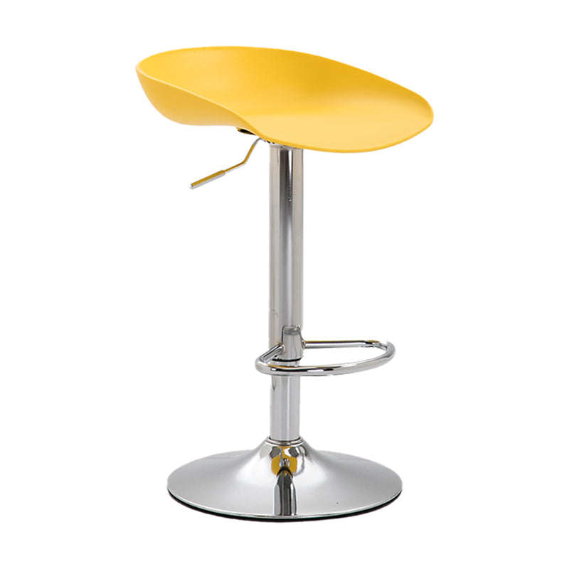 Industrial Style Plastic Seats Barstool Rotating Lifting Metal Leg Bar Stool for Indoor