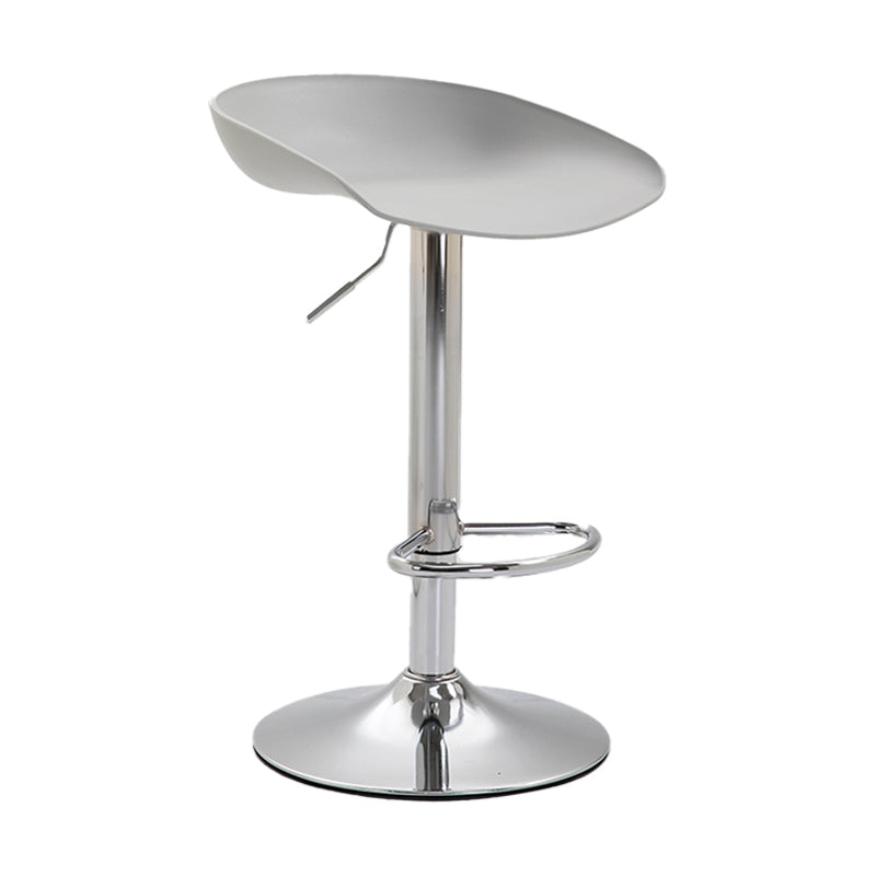 Industrial Style Plastic Seats Barstool Rotating Lifting Metal Leg Bar Stool for Indoor