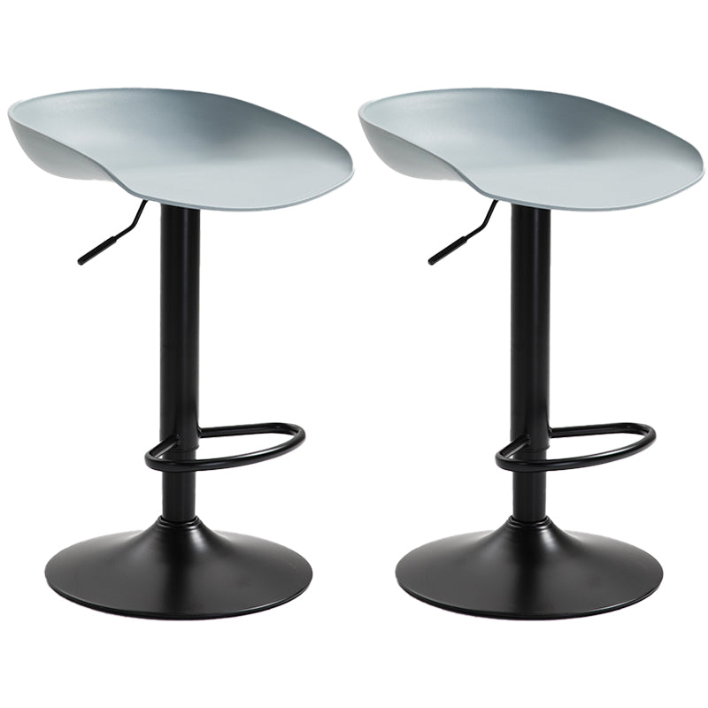 Industrial Style Plastic Seats Barstool Rotating Lifting Metal Leg Bar Stool for Indoor
