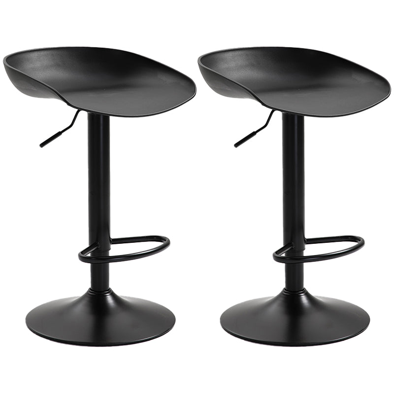 Industrial Style Plastic Seats Barstool Rotating Lifting Metal Leg Bar Stool for Indoor