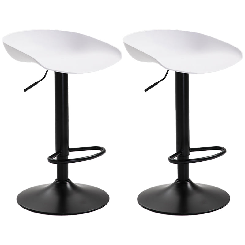 Industrial Style Plastic Seats Barstool Rotating Lifting Metal Leg Bar Stool for Indoor