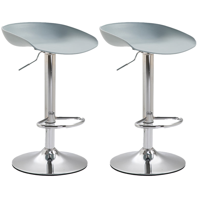 Industrial Style Plastic Seats Barstool Rotating Lifting Metal Leg Bar Stool for Indoor