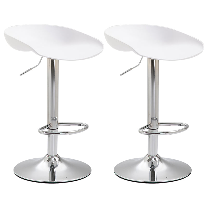 Industrial Style Plastic Seats Barstool Rotating Lifting Metal Leg Bar Stool for Indoor