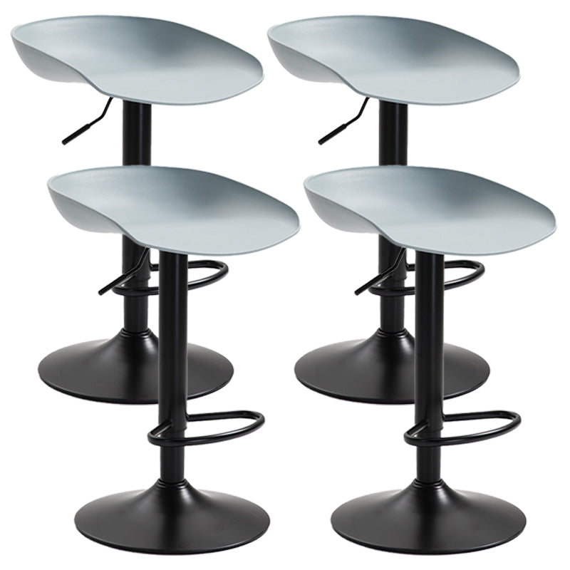 Industrial Style Plastic Seats Barstool Rotating Lifting Metal Leg Bar Stool for Indoor