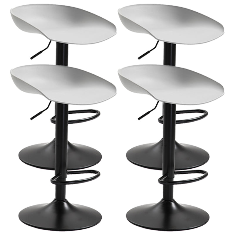 Industrial Style Plastic Seats Barstool Rotating Lifting Metal Leg Bar Stool for Indoor