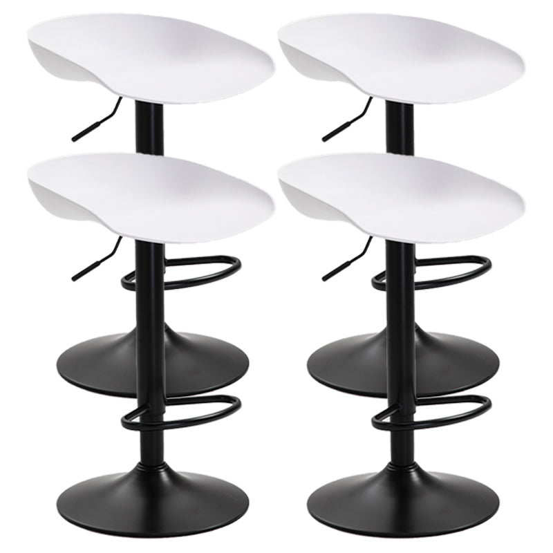 Industrial Style Plastic Seats Barstool Rotating Lifting Metal Leg Bar Stool for Indoor