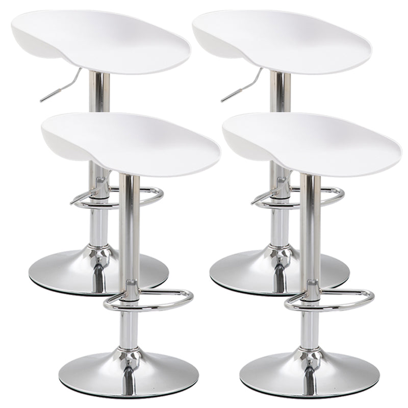 Industrial Style Plastic Seats Barstool Rotating Lifting Metal Leg Bar Stool for Indoor