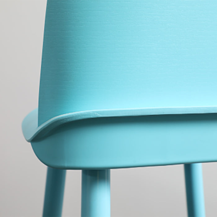 Scandinavian Style Acrylic Bar stool with Square Seat Counter Stool for Kitchen Bar