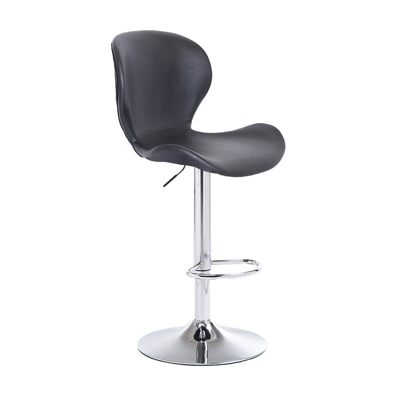 Tabouret de bar d'intérieur nordique, haut pivotant réglable en métal, avec rembourrage
