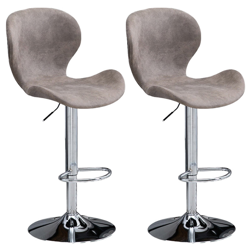 Tabouret de bar d'intérieur nordique, haut pivotant réglable en métal, avec rembourrage