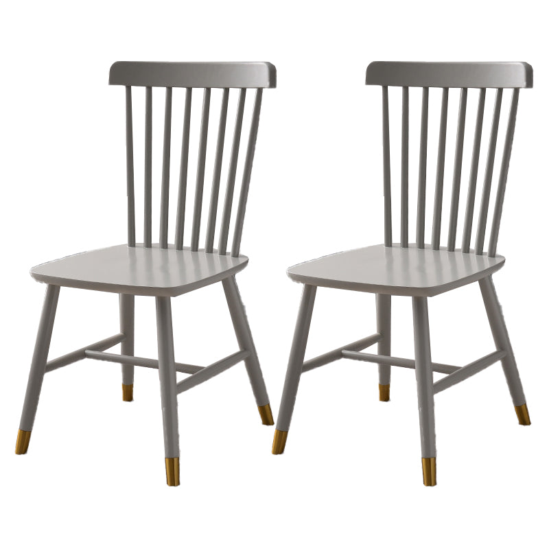 Silla auxiliar de madera contemporánea para restaurante Silla de comedor con respaldo Windsor