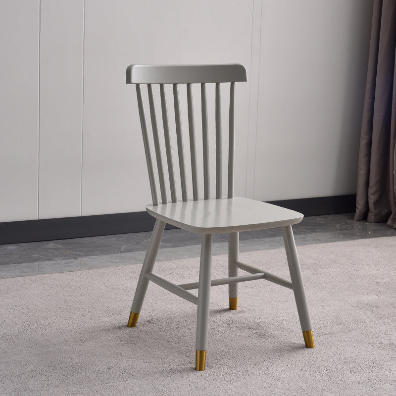 Silla auxiliar de madera contemporánea para restaurante Silla de comedor con respaldo Windsor