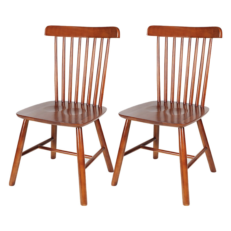 Silla auxiliar de madera contemporánea para restaurante Silla de comedor con respaldo Windsor