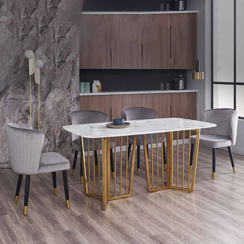 Silla lateral escandinava interior Silla tapizada de madera del comedor del Wingback