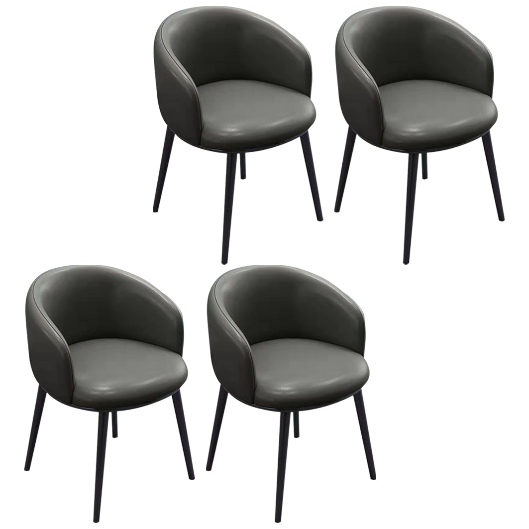 Sillas de comedor tapizadas de estilo escandinavo, silla con respaldo sólido para el hogar