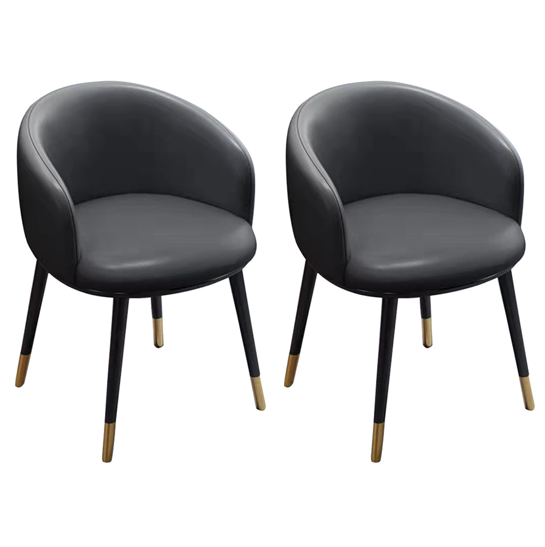 Sillas de comedor tapizadas de estilo escandinavo, silla con respaldo sólido para el hogar