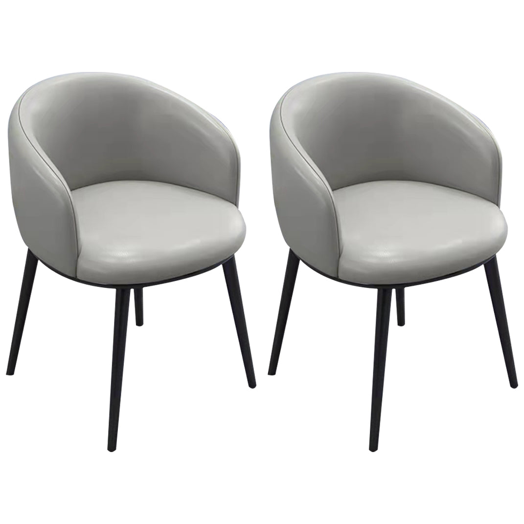 Sillas de comedor tapizadas de estilo escandinavo, silla con respaldo sólido para el hogar