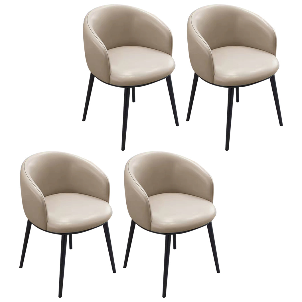 Sillas de comedor tapizadas de estilo escandinavo, silla con respaldo sólido para el hogar