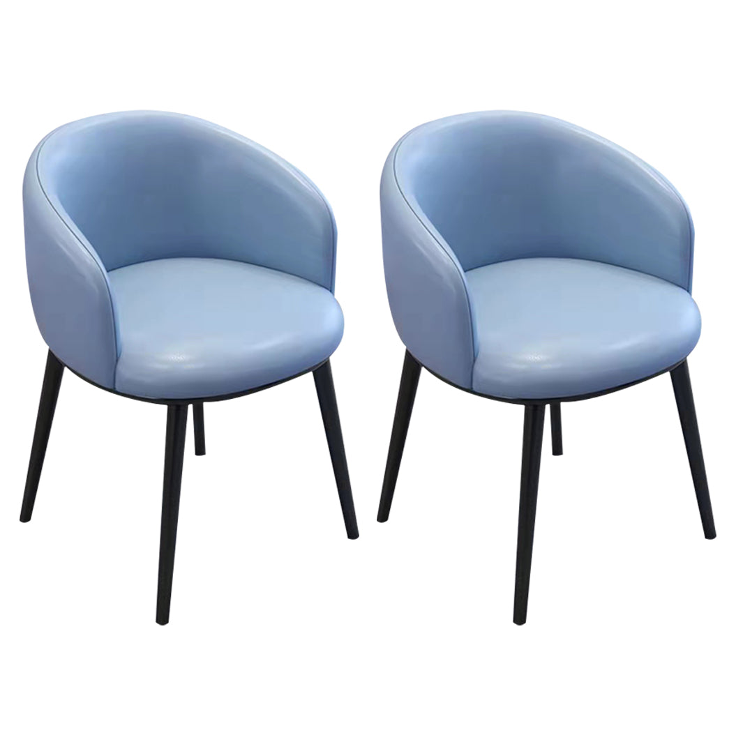 Sillas de comedor tapizadas de estilo escandinavo, silla con respaldo sólido para el hogar