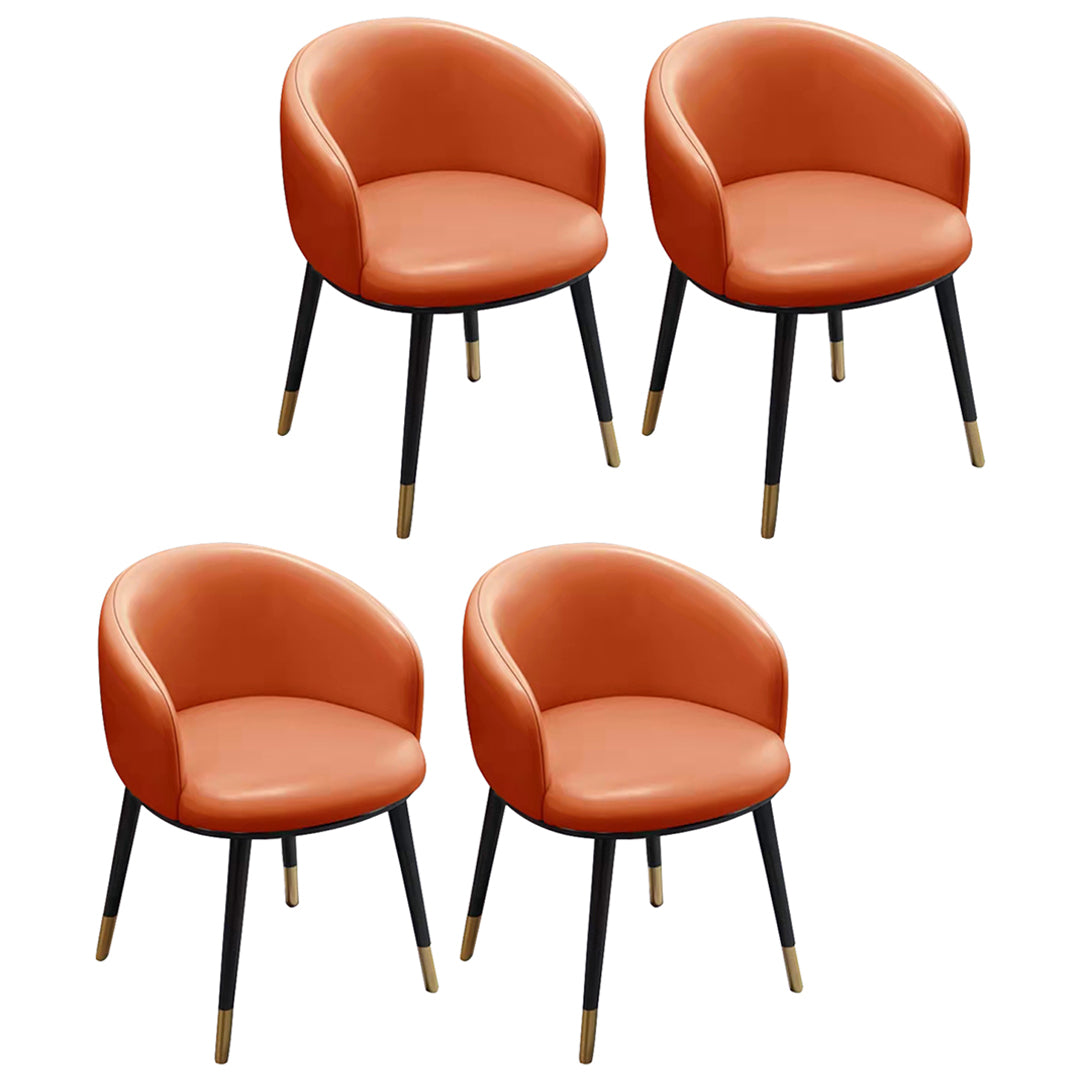 Sillas de comedor tapizadas de estilo escandinavo, silla con respaldo sólido para el hogar